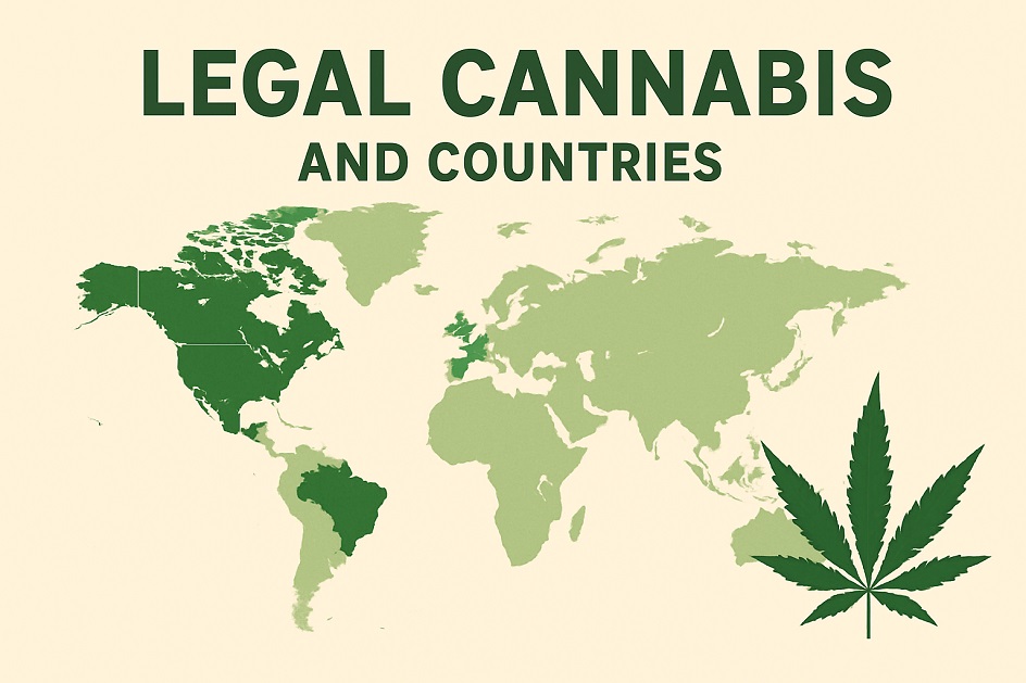 In which countries of the world is weed legal?